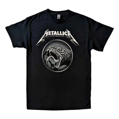 Metallica T-Shirt Black Album Poster Unisex Black