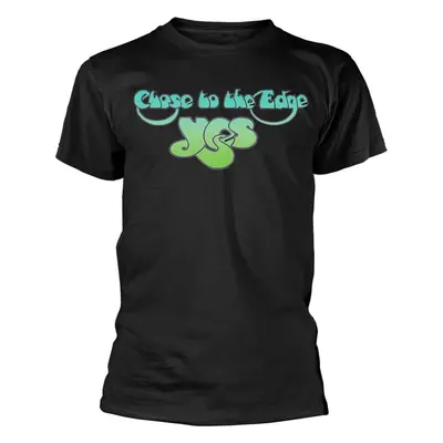 Yes T-Shirt Close To The Edge Black