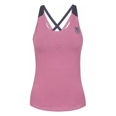 Rafiki Suesca CTN Lady Singlet Rose Wine Tank Top