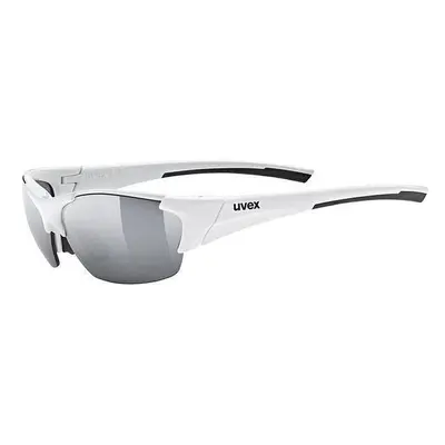 UVEX Blaze lll White Black/Mirror Silver Cycling Glasses