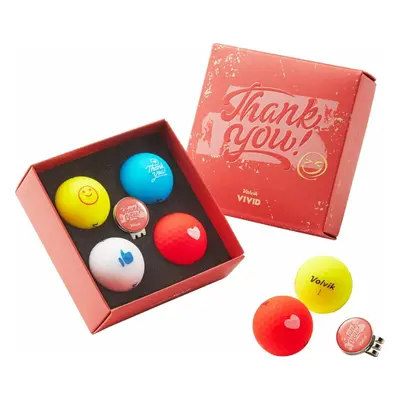 Volvik Vivid Thank You Pack Golf Balls Thank You Golf Balls