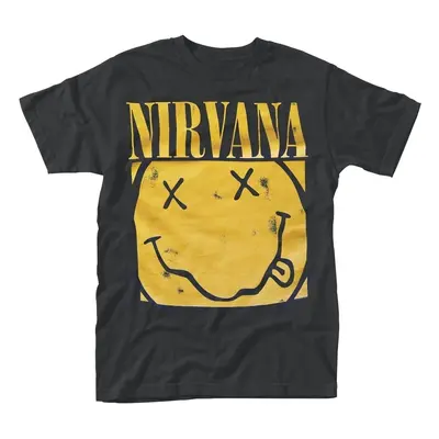 Nirvana T-Shirt Box Happy Face Black