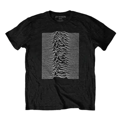 Joy Division T-Shirt Unknown Pleasures Unisex Black