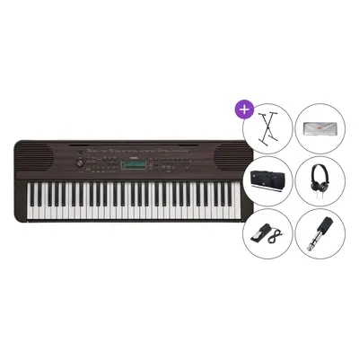 Yamaha PSR E360 Deluxe SET Keyboard with Touch Response Dark Walnut (unavailable)