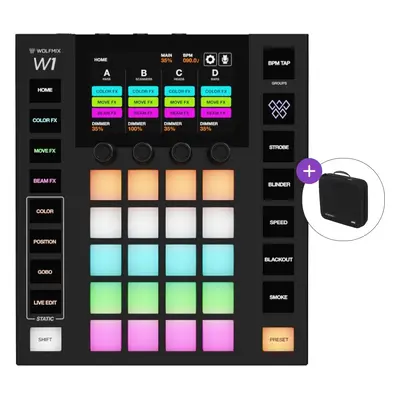 Wolfmix W1 MK2 SET Lighting Controller, Interface