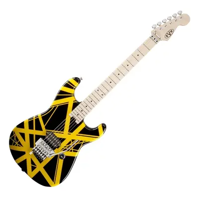 EVH Stripe Series Black with Yellow Stripes Electric guitar