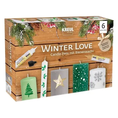 Kreul Set of Candle Pens Winter Love pcs