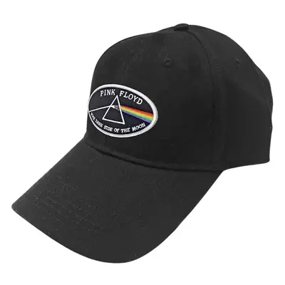 Pink Floyd Cap The Dark Side of the Moon White Border Black