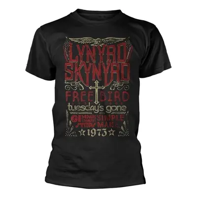 Lynyrd Skynyrd T-Shirt Free Bird Hits Unisex Black