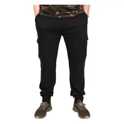 Fox Fishing Trousers LW Black/Camo Combat Joggers