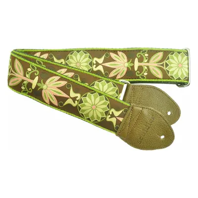 Souldier Daisy Olive Textile guitar strap Deco Daisy Olive