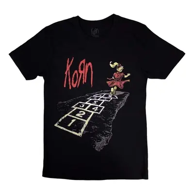 Korn T-Shirt Follow The Leader Hopscotch Unisex Black