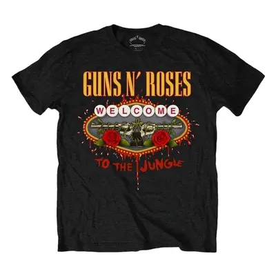 Guns N' Roses T-Shirt Welcome to the Jungle Unisex Black