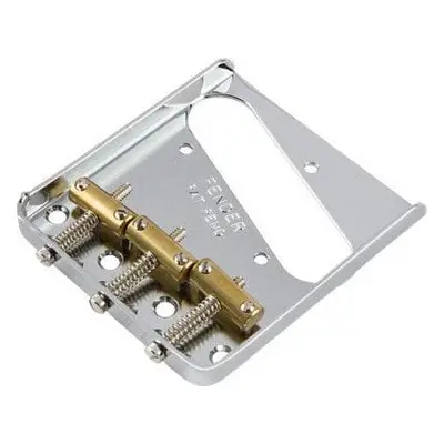 Fender 3-Saddle American Vintage Telecaster Bridge Assembly Chrome Guitar Bridge