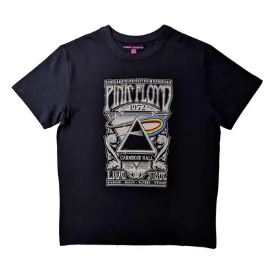 Pink Floyd T-Shirt Carnegie Hall Poster Unisex Black