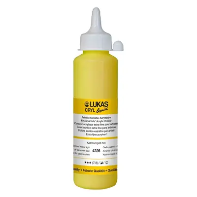 Lukas Cryl Liquid Acrylic Paint Cadmium Yellow Light ml pc