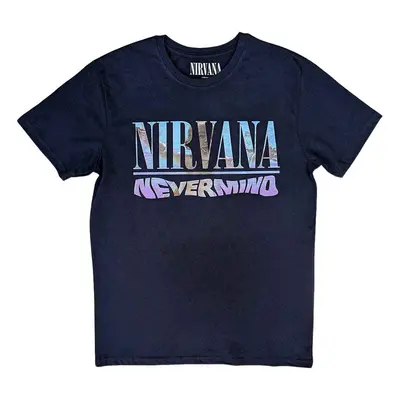 Nirvana T-Shirt Nevermind Unisex Navy Blue