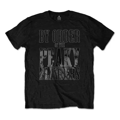 Peaky Blinders T-Shirt By Order Infill Unisex Black