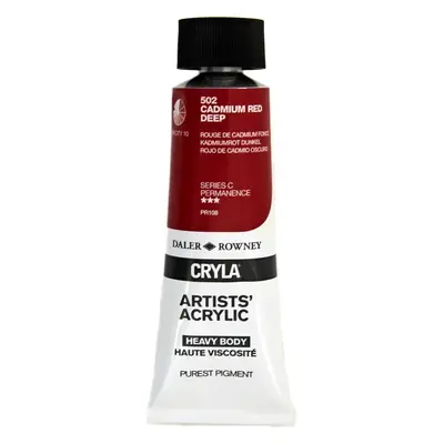 Daler Rowney Cryla Artists’ Acrylic Paint Cadmium Red Deep ml pc