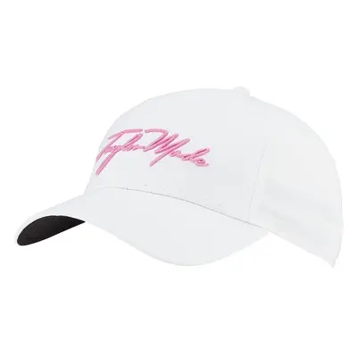 TaylorMade Womens Script White/Pink Cap