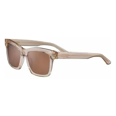 Serengeti Winona Shiny Crystal/Pink Champagne/Mineral Polarized Drivers Lifestyle Glasses