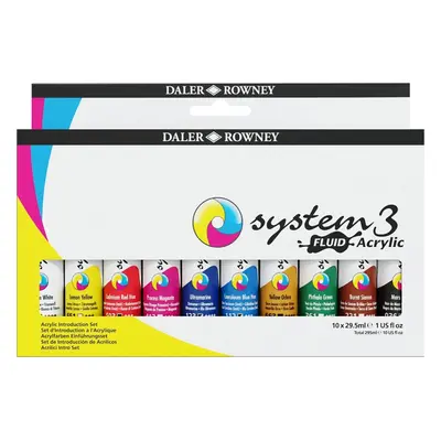 Daler Rowney System3 Set of Acrylic Paints x 29,5 ml