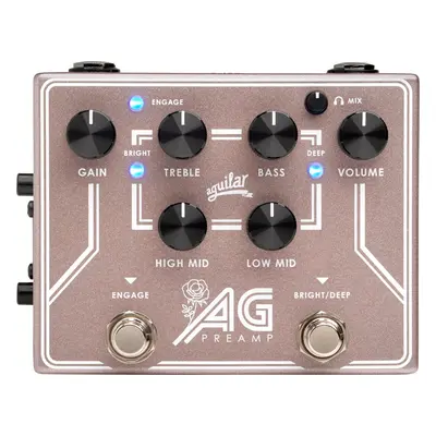 Aguilar AG Preamp Pedal Breast Cancer Awareness Edition Pre-amp/Rack Amplifier