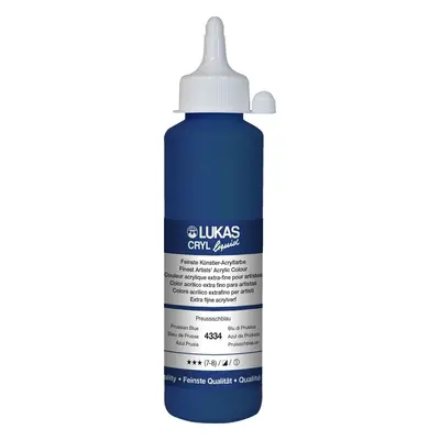 Lukas Cryl Liquid Acrylic Paint Prussian Blue ml pc