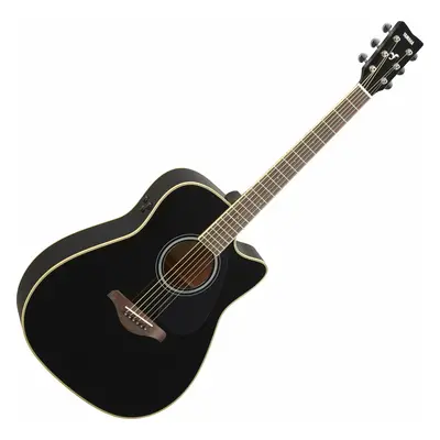 Yamaha FGC-TA Black electro-acoustic guitar