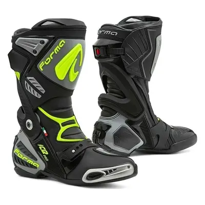 Forma Boots Ice Pro Black/Grey/Yellow Fluo Motorcycle Boots