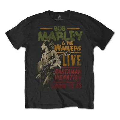 Bob Marley T-Shirt Rastaman Vibration Tour Unisex Black