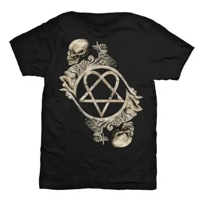 HIM T-Shirt Bone Sculpture Unisex Black