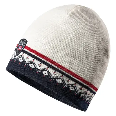 Dale of Norway Moritz Hat Merino Wool Off White/Navy/Raspberry Ski Beanie