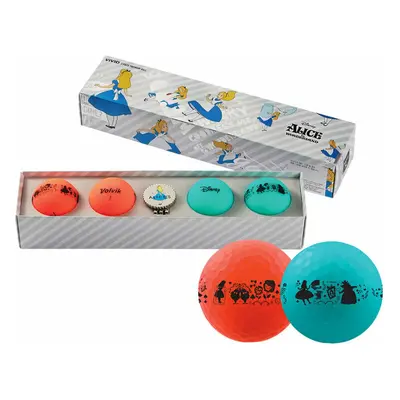 Volvik Vivid Disney Pack Gift Set Alice in Wonderland Golf Balls