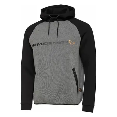 Savage Gear Hoodie Tec-Foam Hoodie Dark Grey Melange