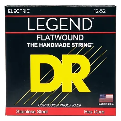 DR Strings Legend Flatwound Medium E-guitar strings