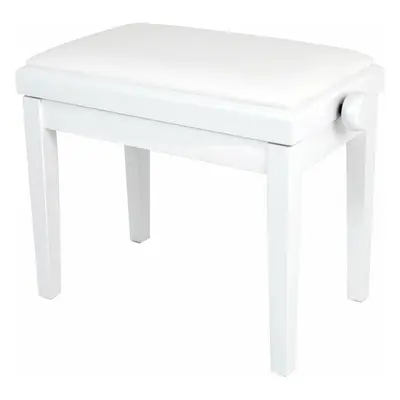 Grand HY-PJ023 Wooden piano stool White Gloss