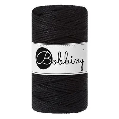 Bobbiny 3PLY Macrame Rope mm m Black Cord