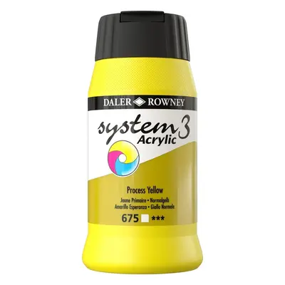 Daler Rowney System3 Acrylic Paint Process Yellow ml pc