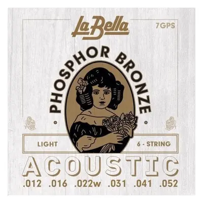 La Bella 7GPS Phosphor Bronze Guitar strings