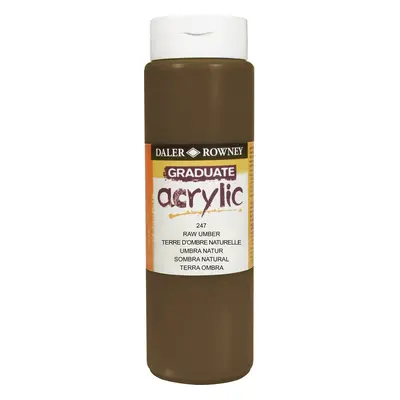 Daler Rowney Graduate Acrylic Paint Raw Umber ml pc