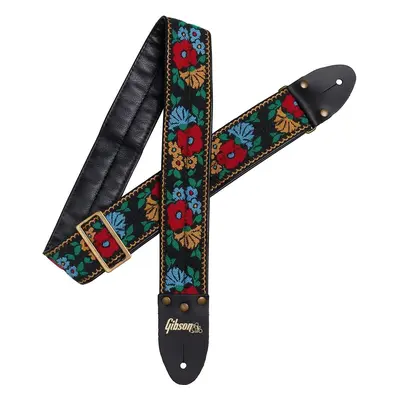 Gibson The Garden Textile guitar strap Garden Green