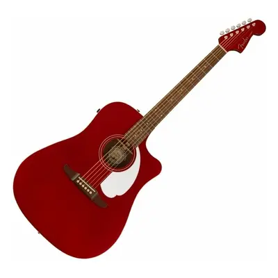 Fender Redondo Player Candy Apple Red electro-acoustic guitar