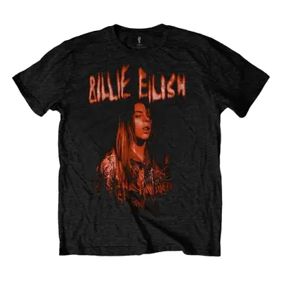 Billie Eilish T-Shirt Spooky Logo Unisex Black