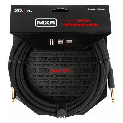 Dunlop MXR DCIR20 Stealth 6,1 m Straight - Straight Instrument Cable