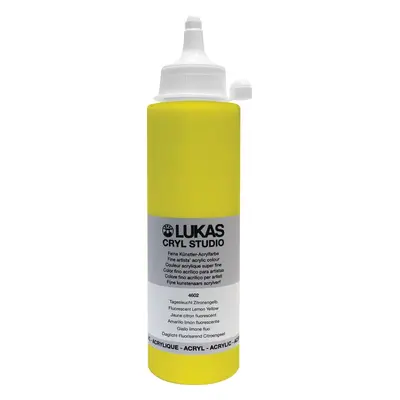 Lukas Cryl Studio Acrylic Paint Fluorescent Lemon Yellow ml pc