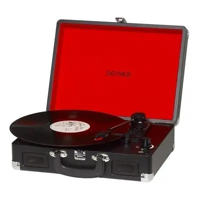 Denver VPL-120 Black Portable turntable