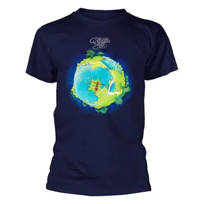 Yes T-Shirt Fragile Dark Blue