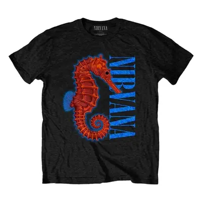 Nirvana T-Shirt Seahorse Unisex Black