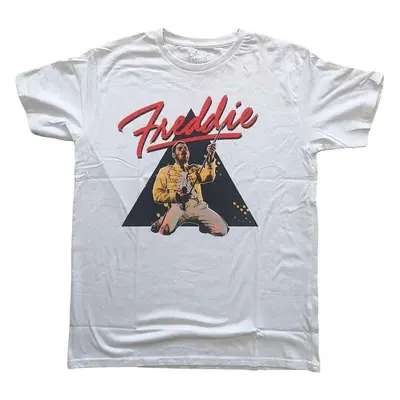 Freddie Mercury T-Shirt Triangle Unisex White